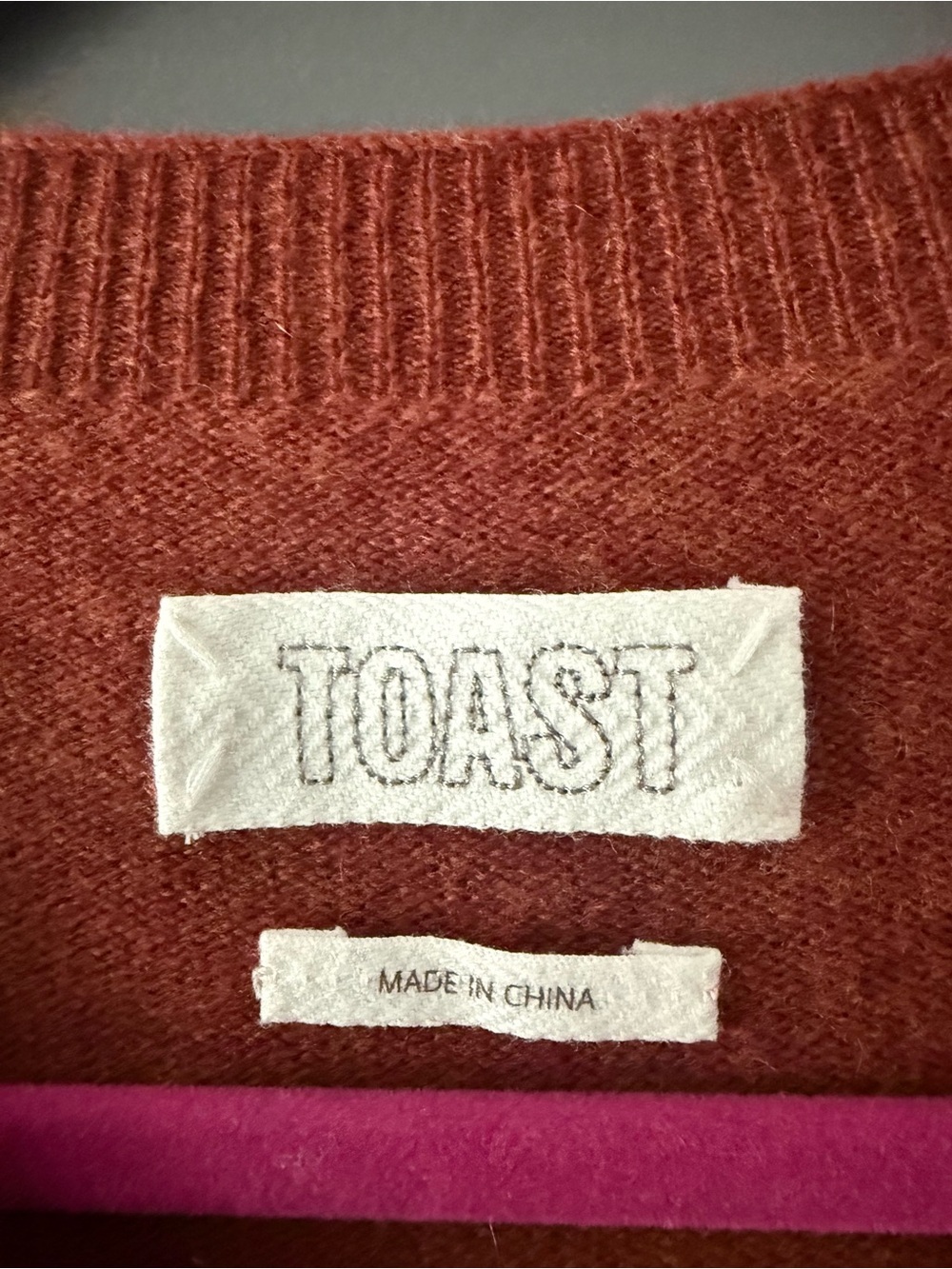 Toast Wool-Cashmere Neat Cardigan - Picture 5 of 6